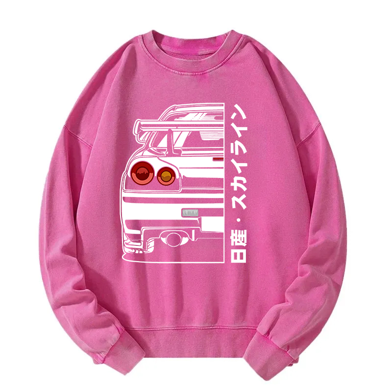 Nissan Skyline GTR R34 Washed Sweatshirt