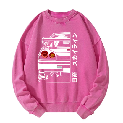 Nissan Skyline GTR R34 Washed Sweatshirt