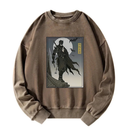 Japanese Batman Ninja Washed Sweatshirt
