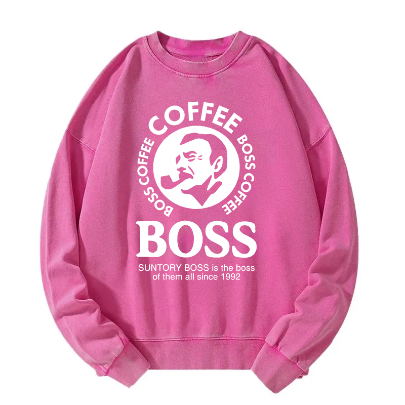 Boss Is The Boss Of Them All Washed Sweatshirt