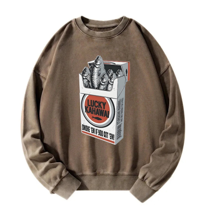 Japanese Lucky Kahawai Washed Sweatshirt