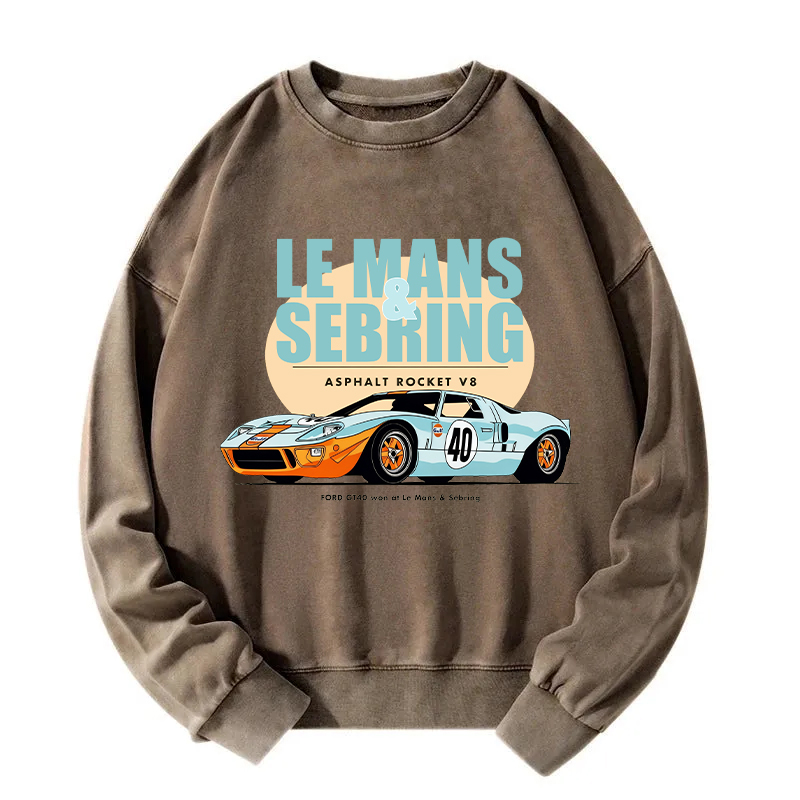 Won At Le Mans & Sebring Washed Sweatshirt