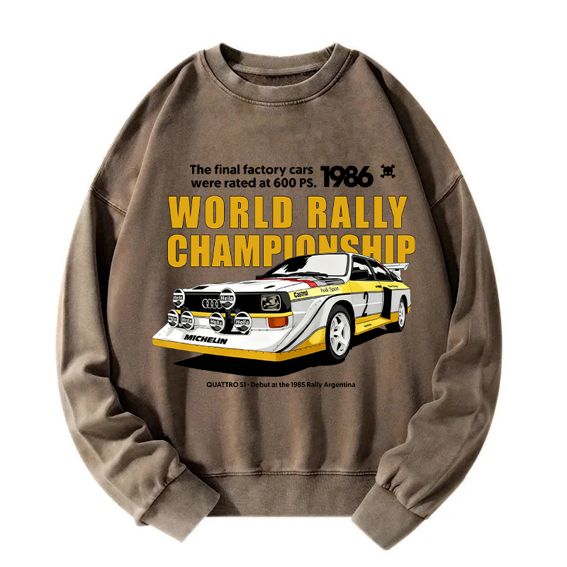 1986 World Rally Championship Washed Sweatshirt