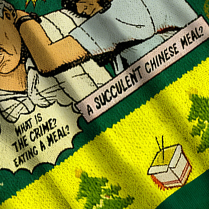 Baddiecat Democracy Manifest Christmas Ugly Sweatshirt