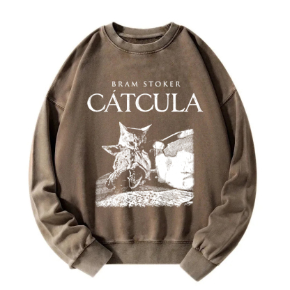 Vampire Catcula Washed Sweatshirt