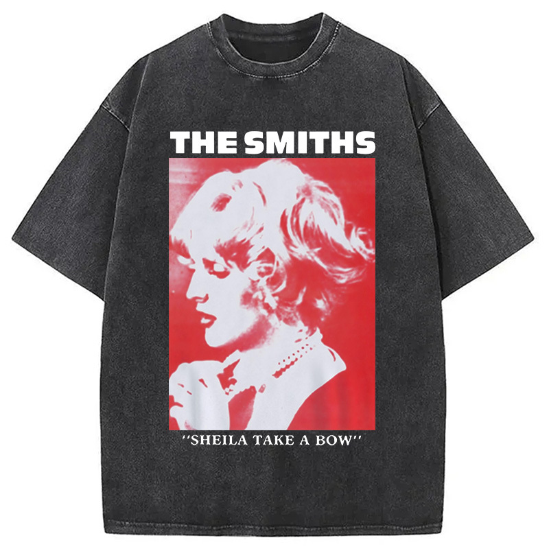 The Smiths Sheila Take A Bow Meme Washed T-Shirt