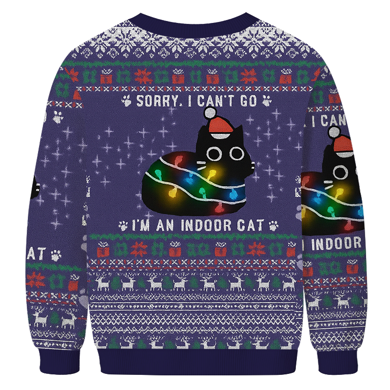 Everything Is Fine Funny Christmas Ugly Sweatshirt