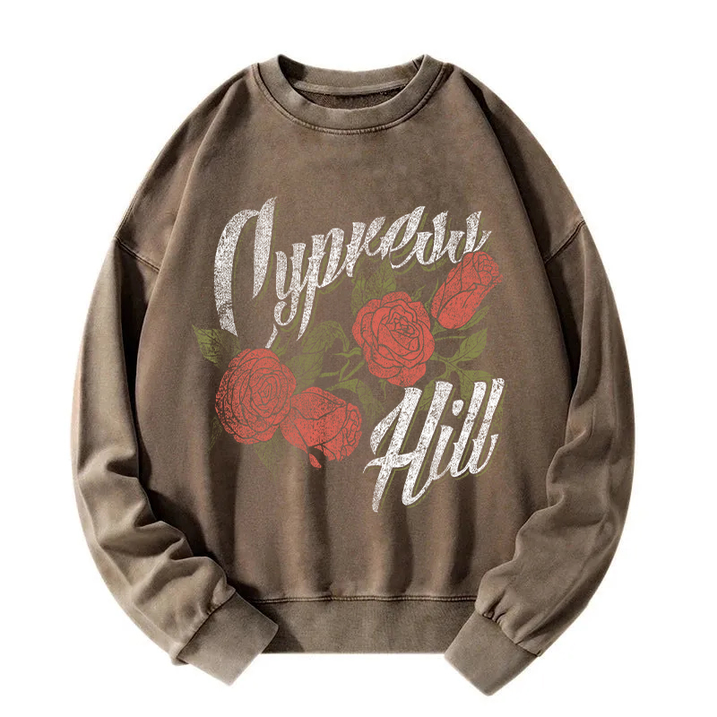 Thorn Rose Washed Sweatshirt