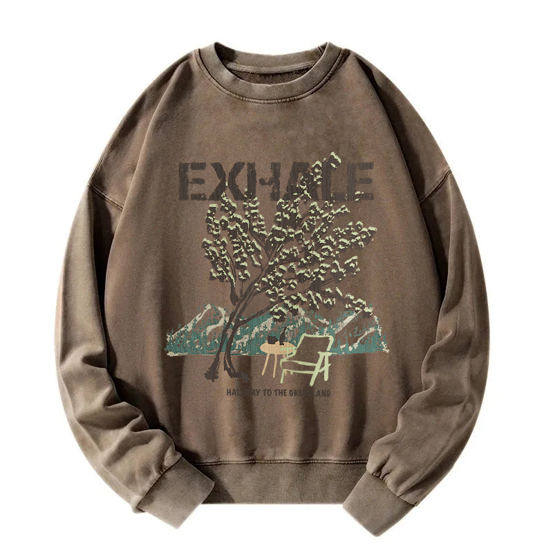 Exhale Greenland Washed Sweatshirt