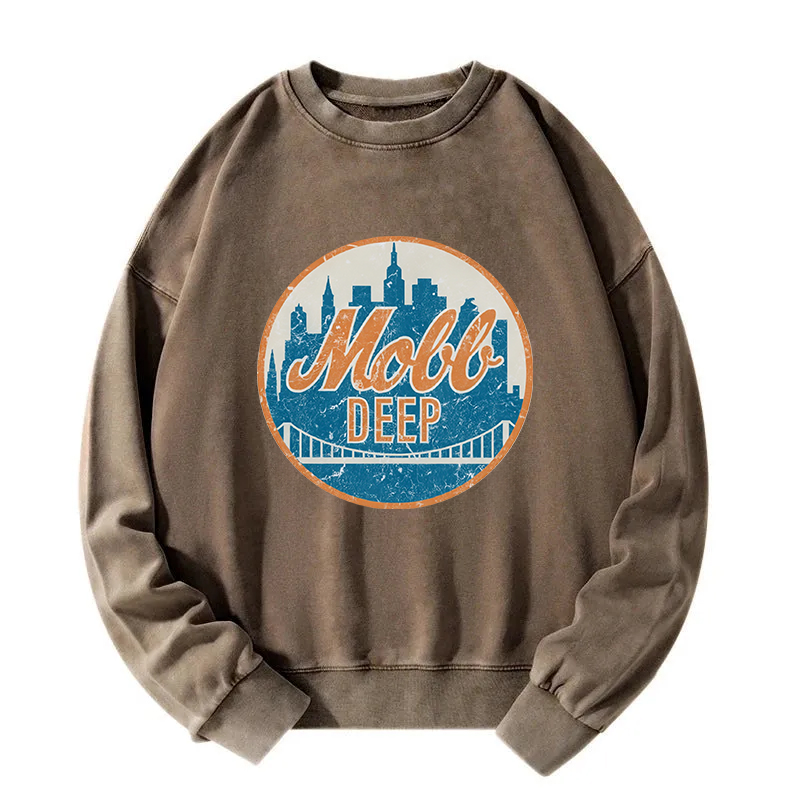 Mobb Deep Queens New York Vintage Washed Sweatshirt