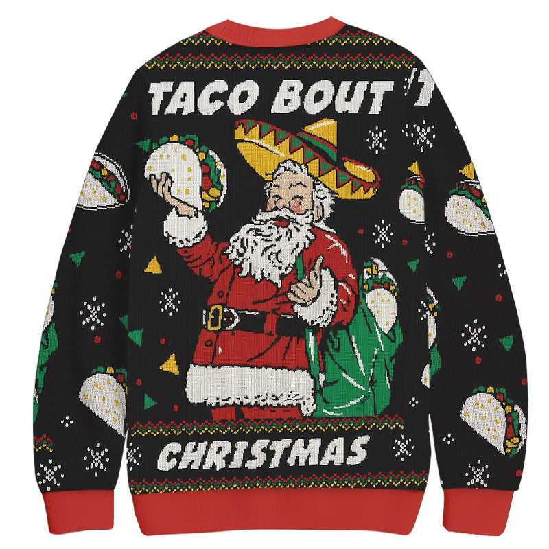 Taco Bout Christmas Ugly Sweatshirt