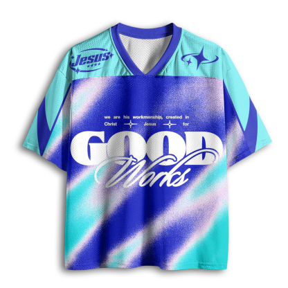 Baddiecat Jesus For Good Works Mesh Jersey