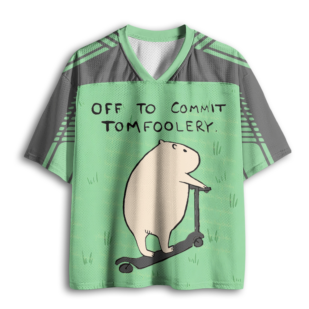 Baddiecat Off To Commit Tomfoolery Mesh Jersey
