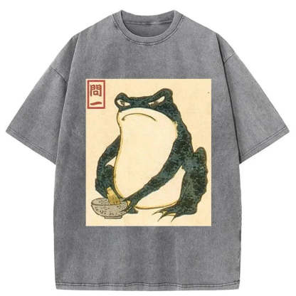 Matsumoto Hoji Japanese Frog Washed T-Shirt
