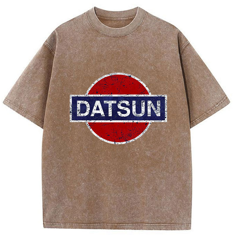 Datsun Vintage Car Washed T-Shirt