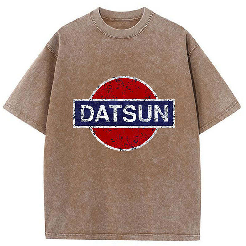 Datsun Vintage Car Washed T-Shirt