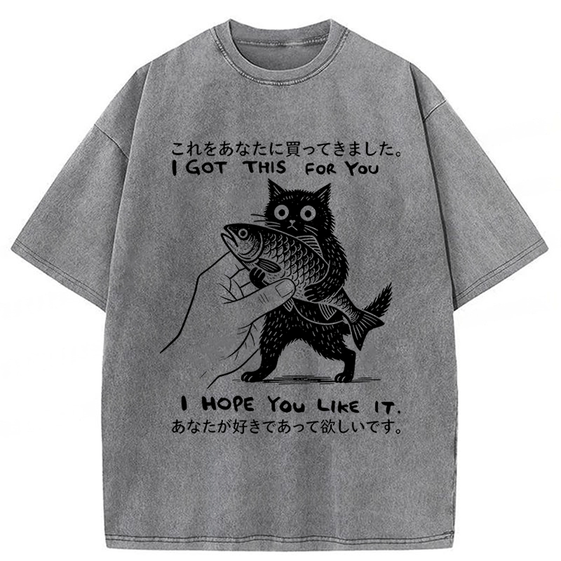 Tokyoviva I Hope You Like It Washed T-Shirt