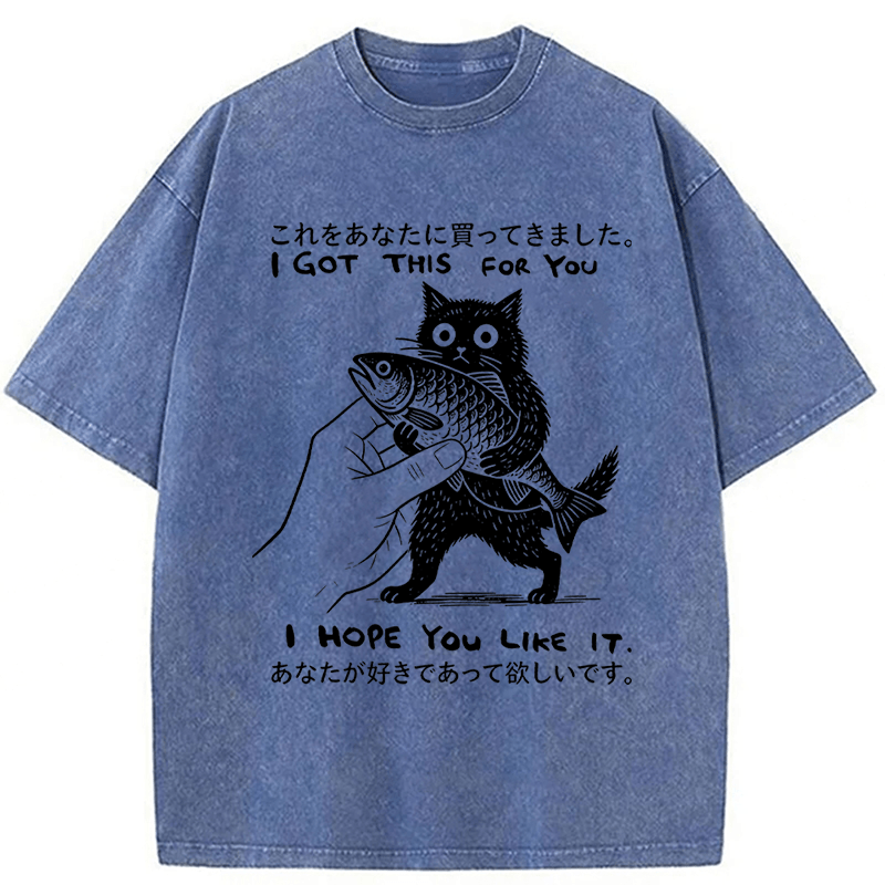 Tokyoviva I Hope You Like It Washed T-Shirt