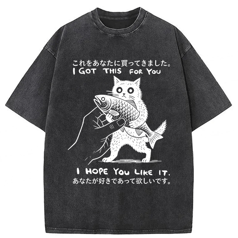 Tokyoviva I Hope You Like It Washed T-Shirt