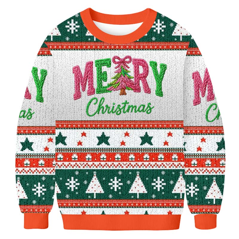 Baddieca Merry Christmas Ugly Sweatshirt