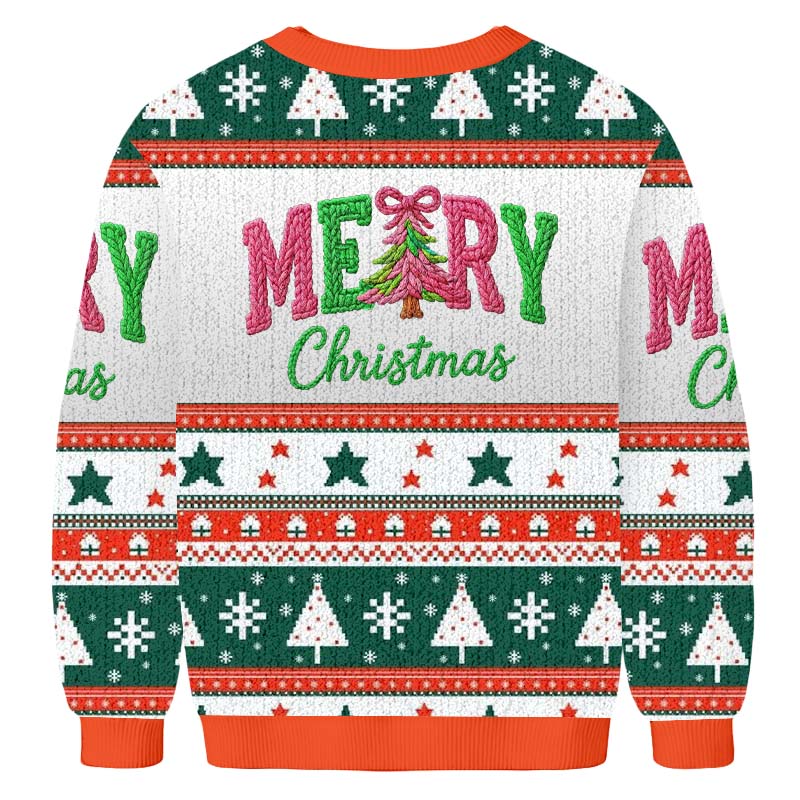 Baddieca Merry Christmas Ugly Sweatshirt