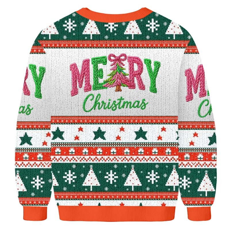 Baddieca Merry Christmas Ugly Sweatshirt