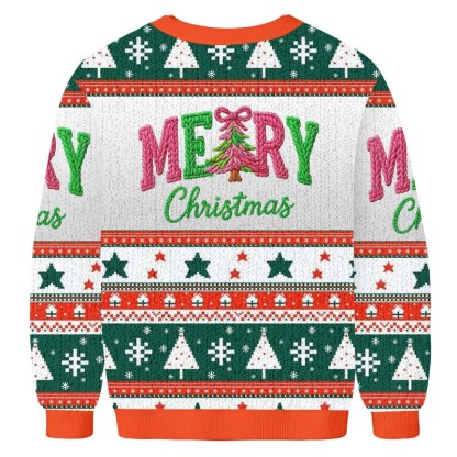 Baddieca Merry Christmas Ugly Sweatshirt