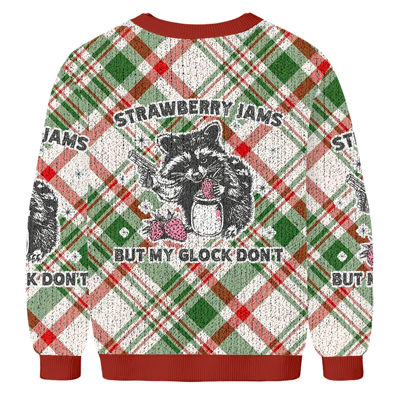 Raccoon Fun Christmas Ugly Sweatshirt