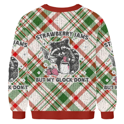 Raccoon Fun Christmas Ugly Sweatshirt