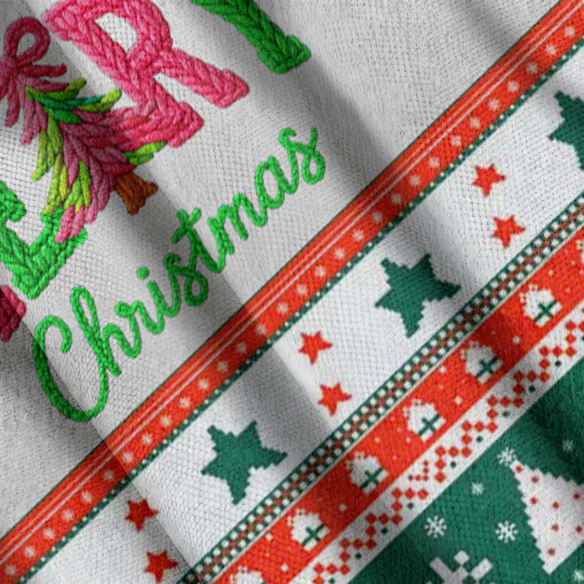 Baddieca Merry Christmas Ugly Sweatshirt