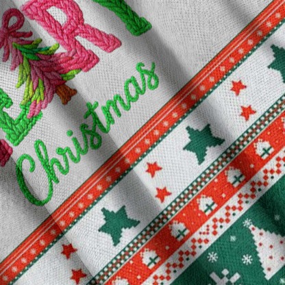 Baddieca Merry Christmas Ugly Sweatshirt