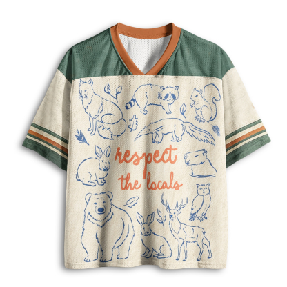 Baddiecat Respect The Locals Mesh Jersey