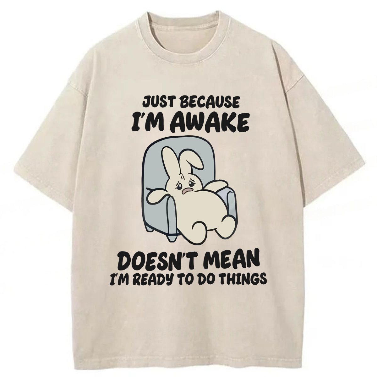 Tokyoviva I'm Not Ready To Do Things Washed T-shirt