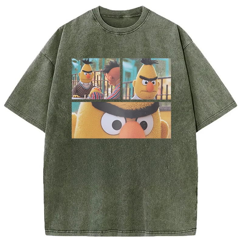 Angry Bert Washed T-Shirt