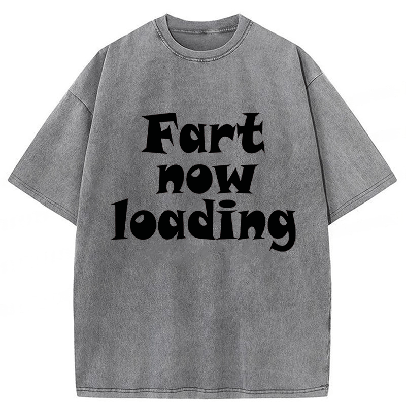 Tokyoviva Fart Now Loading Washed T-Shirt
