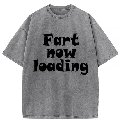 Tokyoviva Fart Now Loading Washed T-Shirt