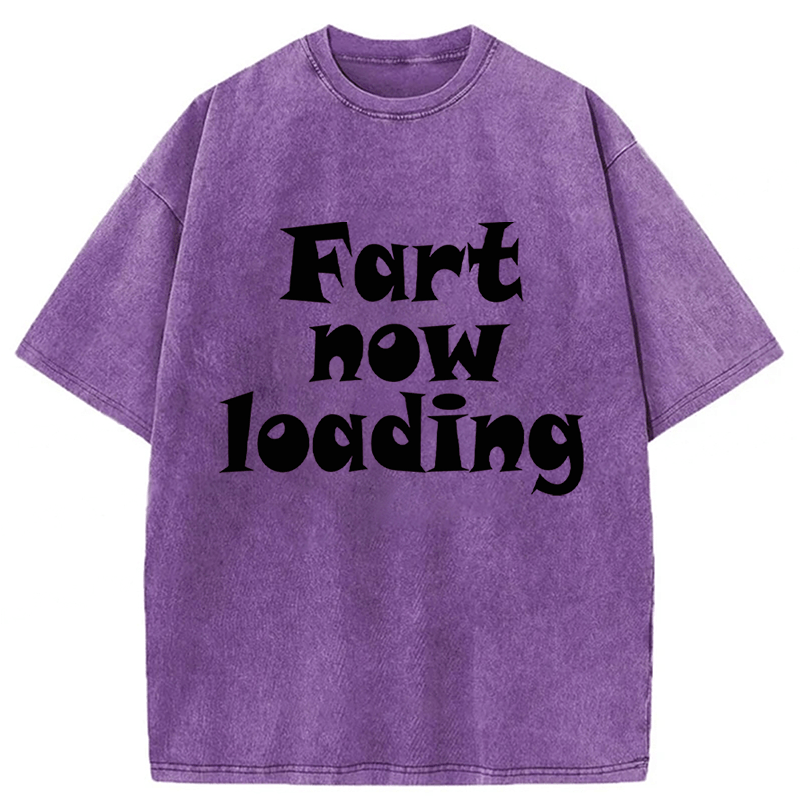 Tokyoviva Fart Now Loading Washed T-Shirt