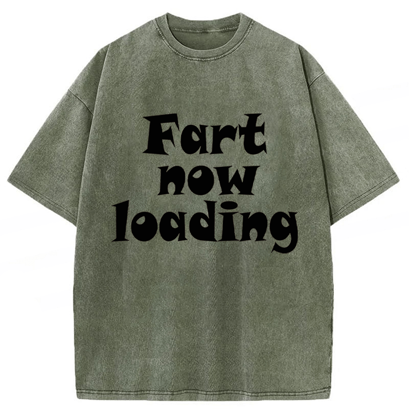 Tokyoviva Fart Now Loading Washed T-Shirt