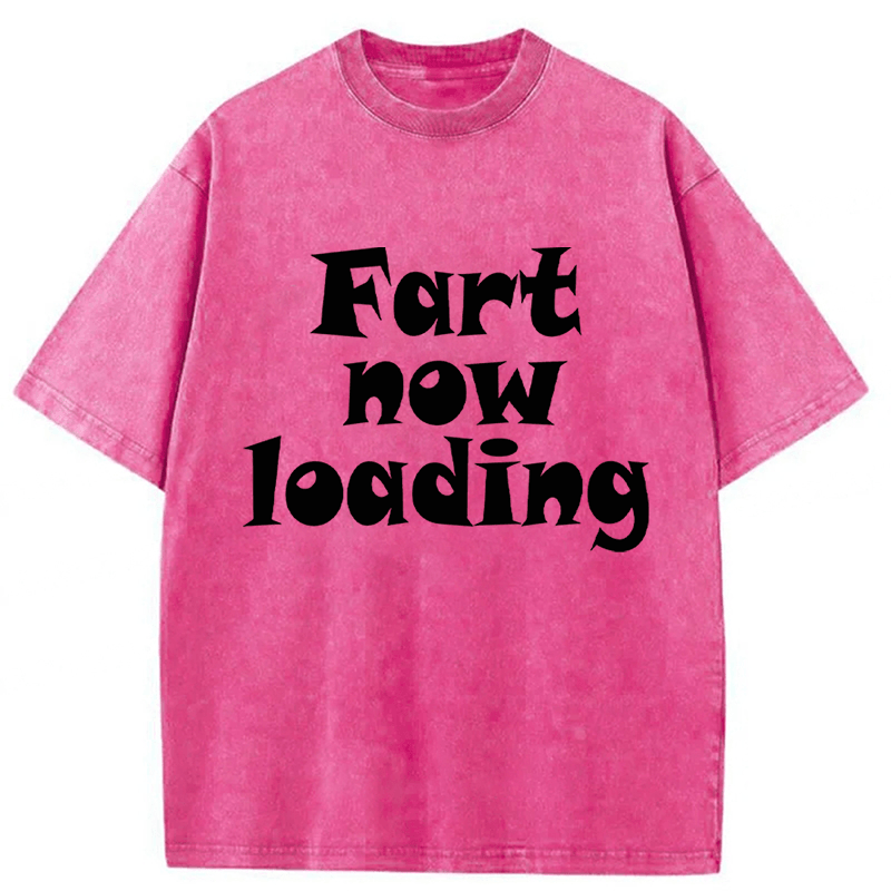 Tokyoviva Fart Now Loading Washed T-Shirt