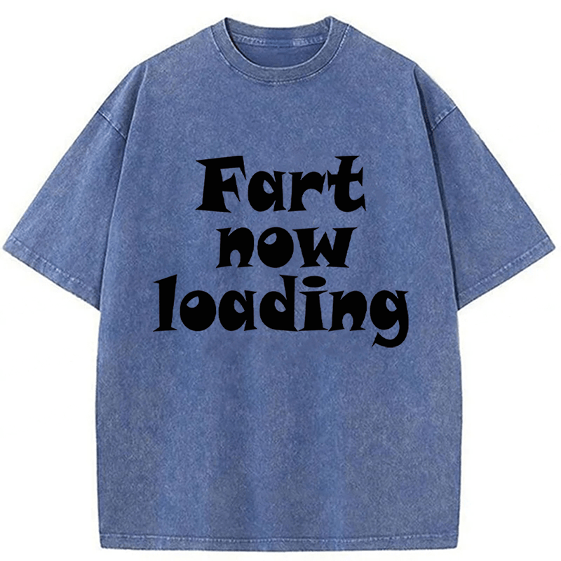 Tokyoviva Fart Now Loading Washed T-Shirt