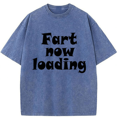 Tokyoviva Fart Now Loading Washed T-Shirt