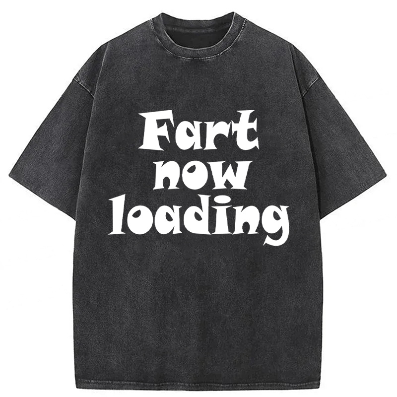Tokyoviva Fart Now Loading Washed T-Shirt