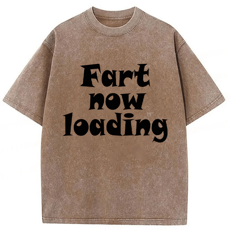 Tokyoviva Fart Now Loading Washed T-Shirt