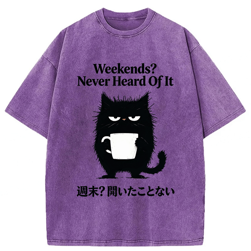 Tokyoviva No Weekend Washed T-shirt