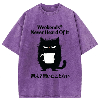 Tokyoviva No Weekend Washed T-shirt