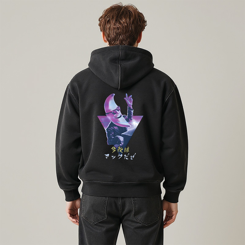 Make it Mac Tonight Vaporwave Washed Zip Hoodie