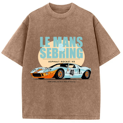 Won At Le Mans & Sebring Washed T-Shirt