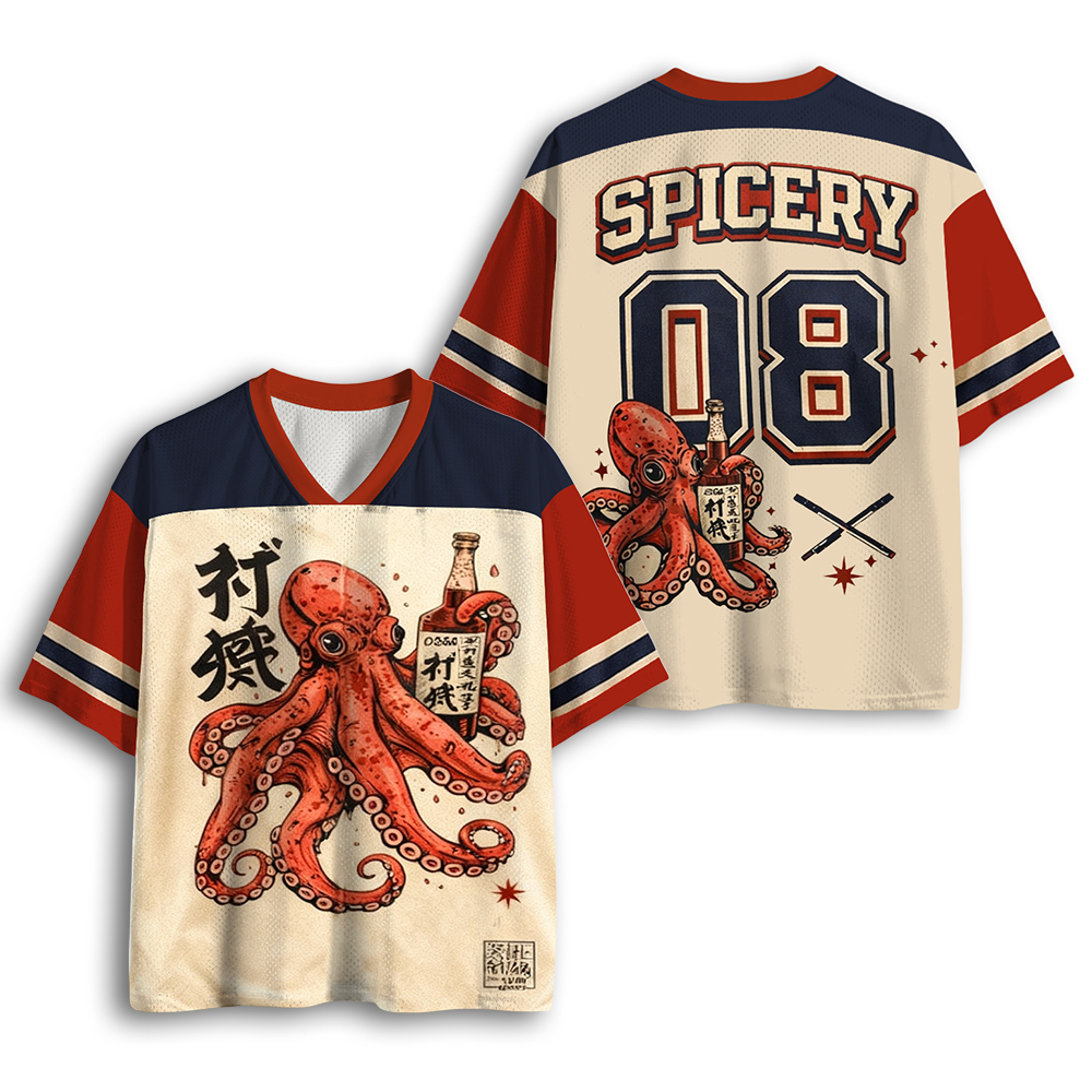 Tokyoviva Osaka Saké Octopus Mesh Jersey
