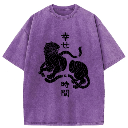 Tokyoviva Japanese Tiger Washed T-shirt