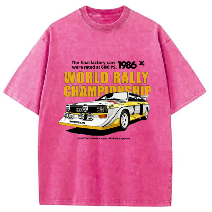 1986 World Rally Championship Washed T-Shirt